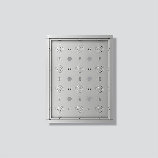 Siedle&Söhne - Montageelement für Türstation Gehäuse-Aufputz GA 612-4/3-01 SM Silber-Metallic