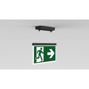 RP-Technik - Sicherheitsleuchte LED-Rettungszeichenleuchte AGDC009-AZ ZB, anthrazit