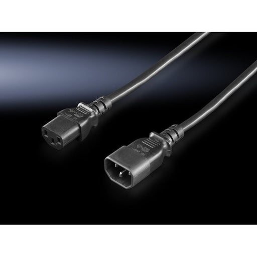 Rittal - Netzanschlussleitung Anschlusskabel DK 7856.014 (VE2) für IEC320 C13