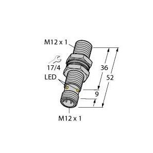 Turck - Induktiver Näherungsschalter Sensor BI6U-MT12-AN6X-H1141 induktiv − 1 Stück
