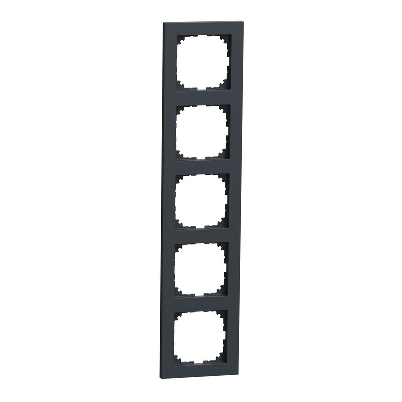 Merten - Abdeckrahmen Rahmen 5fach MEG4050-3614 anthrazit