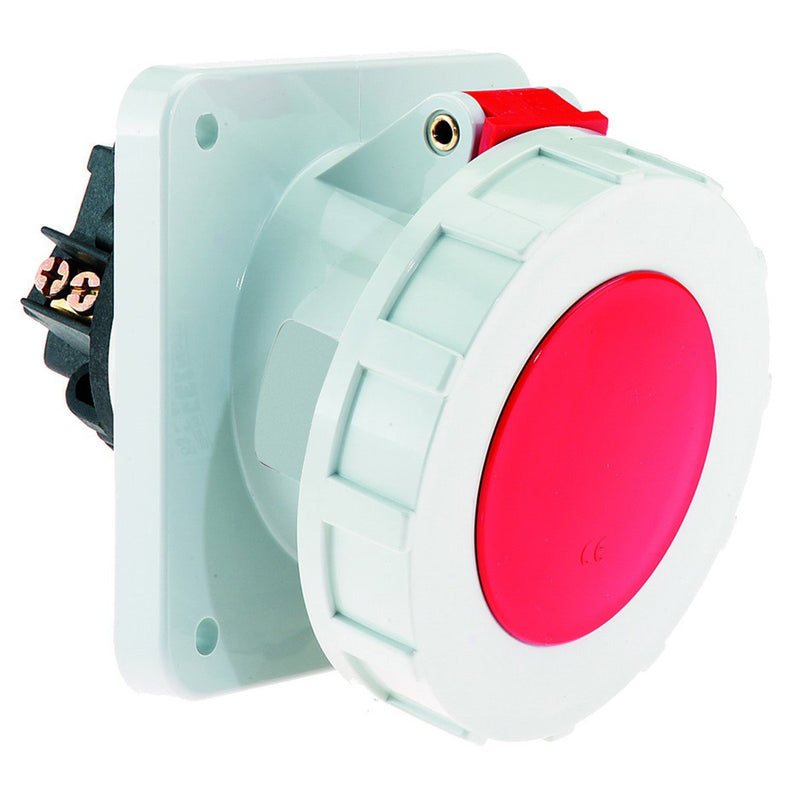 Bals Elektrotech - CEE-Anbausteckdose (IEC 60309) Anbausteckdose geneigt 63A 12410 4p 400V 6h IP67