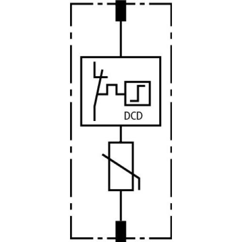 DEHN - Überspannungsableiter für Energietechnik/Stromversorgung Überspannungsableiter DG MOD E DC 60 Typ 2 Varistor