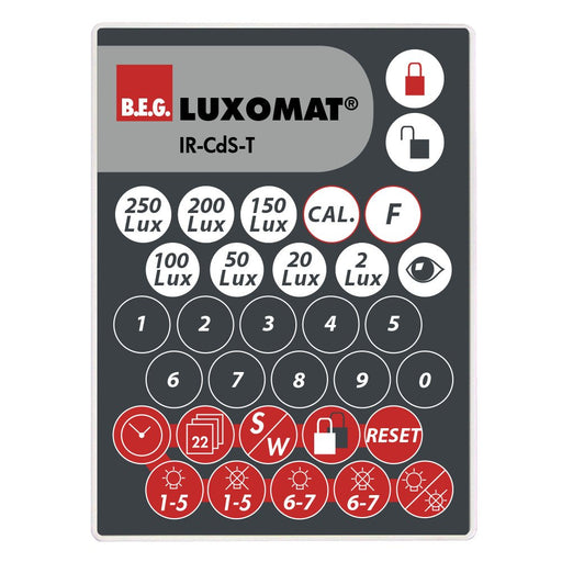 BEG Brück Electronic - Zubehör/Ersatzteile für Bewegungsmelder Fernsteuerung IR-CdS-T
