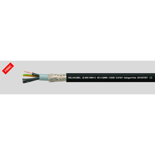 Klimaprime - Energiekabel < 1 kV, für ortsveränderlichen Einsatz HEL JZ-600 HMH-C 3G0,75 Ha JZ-600 HMH-C 3G0,75 logenfr.-Steuerltg
