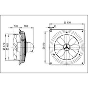 Maico - Explosionsgeschützter Ventilator Axial-Wandventilator DZQ 45/4 B Ex e ex-geschuetzt