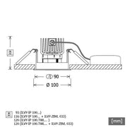 LTS Licht&Leuchten - Downlight/Strahler/Flutlicht LED-Downlight ILVY-IP100.940.50ws 940, ws