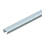 OBO Bettermann - Stiel/Profilschiene Profilschiene AMS3518UP2000BK blank − 2 Meter