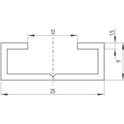 Schmersal - Taktiler Sensor Sicherheitsschaltleiste SE-AL10-2500