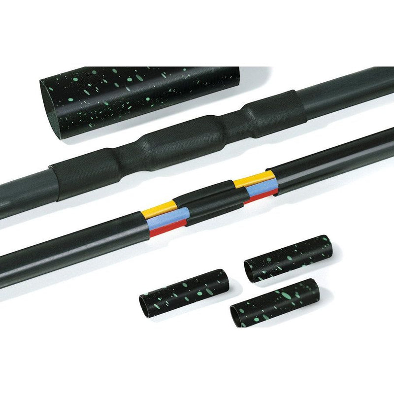 HellermannTyton - Verbindungs-/Übergangsmuffe Schrumpfmanschette LVK-5x1.5-6 PO-X BK1