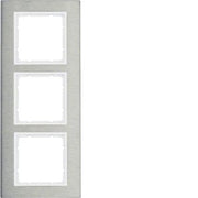 Berker - Abdeckrahmen Rahmen Eds/pows 10133609 3fach