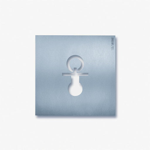 Siedle&Söhne - Kennzeichnungsmaterial Orientierungsschild OSP 0013 154x154mm Wickelraum