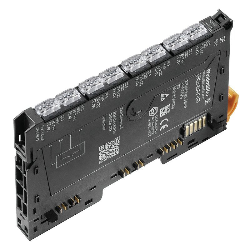 Weidmüller - Feldbus, Dez. Peripherie - Digitales Ein-/Ausgangs-Modul Digitales Eingangs-Modul UR20-8DI-P-3W-HD I/O