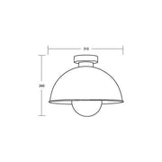 Brumberg Leuchten - Decken-/Wandleuchte Anbauleuchte 1x E27 57220850