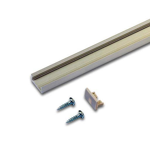 Hera - Mechanisches Zubehör/Ersatzteile für Leuchten LED-Aufbauprofil 61500032110 1m alu-eloxiert