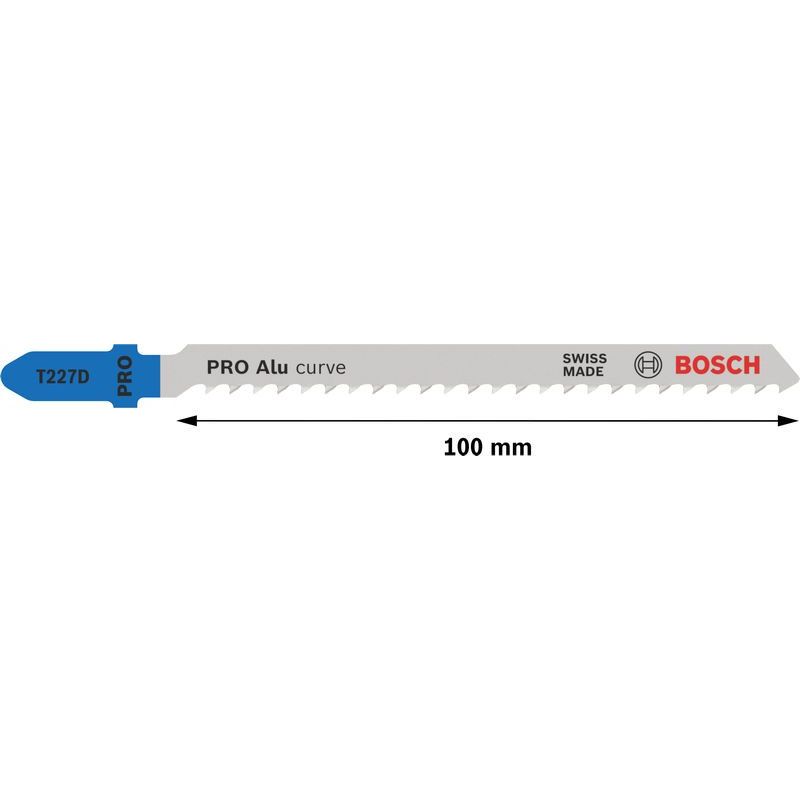 Bosch - Stichsägeblatt PRO Alu curve T227D 2608631030 Stichsägeblatt 100 − 10 Packung