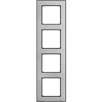Peha - Abdeckrahmen Rahmen 4-fach D 20.674.220.192 Metal eds-gebürs.psw
