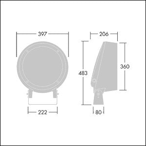 Thorn - Downlight/Strahler/Flutlicht LED - Fluter CONT3 52L1 #96633461 840