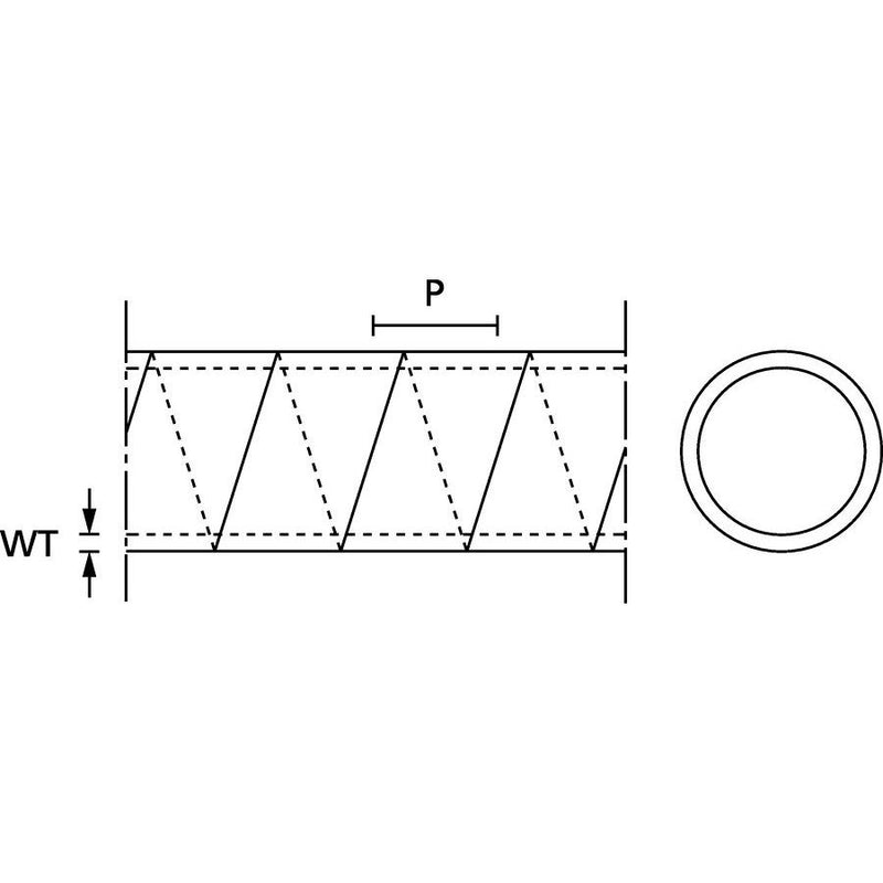 HellermannTyton - Kabelbündelungsschlauch Spiralschlauch SBPA9 NA-PA6 − 30 Meter
