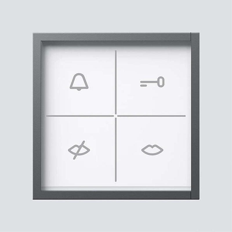 Siedle&Söhne - Funktionsmodul für Türkommunikation Zustandsanzeige-Modul ZAM 600-01 DG dunkelgrau-Glimmer
