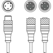 Leuze - Konfektioniertes Sensor-Aktor-Kabel Verteilerleitung CB-M12-SC44 − 1 Stück