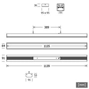 LTS Licht&Leuchten - Pendelleuchte LED-Pendelleuchte TIMLD105.1139.827Esc 827, esche