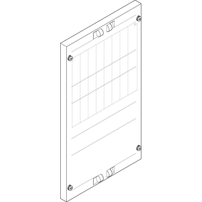 ABN - Abdeckung für Verteilerfeld Abdeckplatte FAP13674N 250x450mm 1FB/3RE