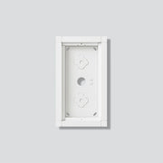 Siedle&Söhne - Montageelement für Türstation Gehäuse-Aufputz GA 612-2/1-01 W Weiß