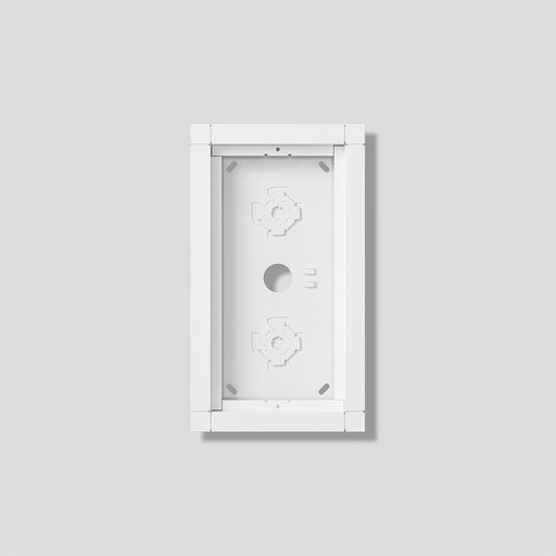 Siedle&Söhne - Montageelement für Türstation Gehäuse-Aufputz GA 612-2/1-01 W Weiß