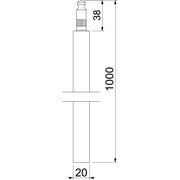 OBO Bettermann - Staberder/Tiefenerder Staberder 219 20 BP V4A/1,0m VA, 1.4401 − 5 Stück