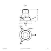 EVN Lichttechnik - Downlight/Strahler/Flutlicht LED-Einbauleuchte modular F02R09SM0640L55D Konfigurationstype