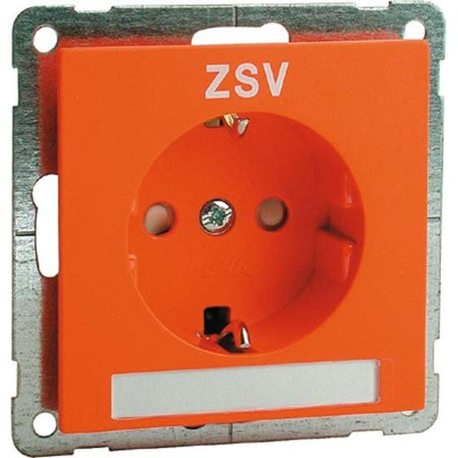 Peha - Schalter-/Steckdosenkombination SCHUKO-Steckdose orange D 20.6611.332 NA ZSV 16A 250V 2-pol.ZSV