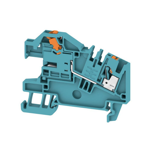 Weidmüller - Installations-Etagenklemme Neutralleitertrennklemme AITB 2.5 BB NDT BL − 50 Stück