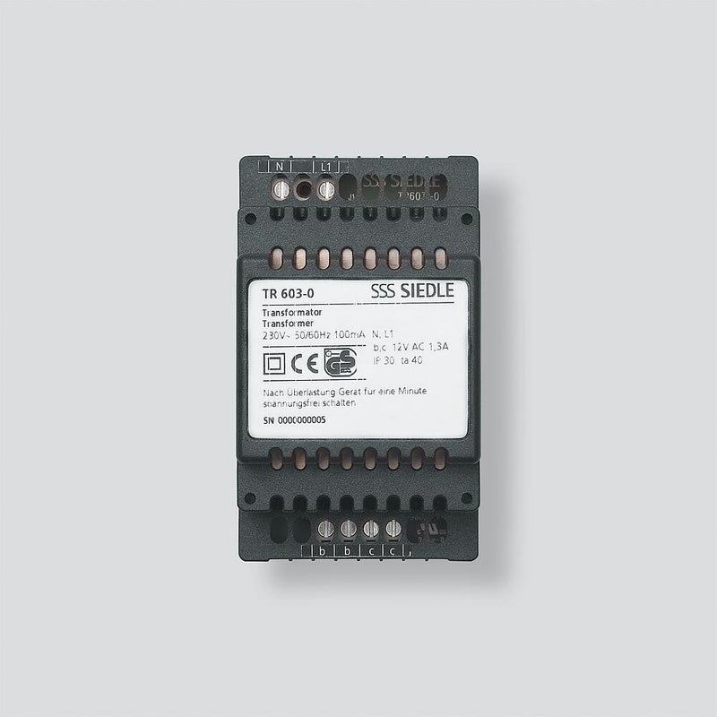 Siedle&Söhne - Netzgerät für Türkommunikation Trafo TR 603-0