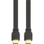 E+P Elektrik - Konfektioniertes A/V-Kabel HDMI-Flachkabel sw HDMF 1/1 1m