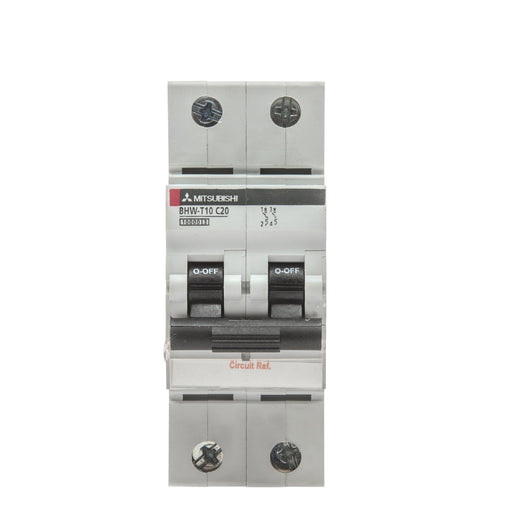 Mitsubishi Electric - Leitungsschutzschalter Sicherungsautomat BHW-T10 2P Type D 3A 2-polig