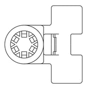 HellermannTyton - Kabelbinder Befestigungsbinder T80ISBS5-BK-D1 − 500 Stück