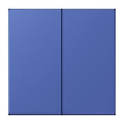 Jung - Abdeckung/Bedienelement für Installationsschalterprogramme Wippe für Taster 2fach LC 102 206 bleu outremer 31