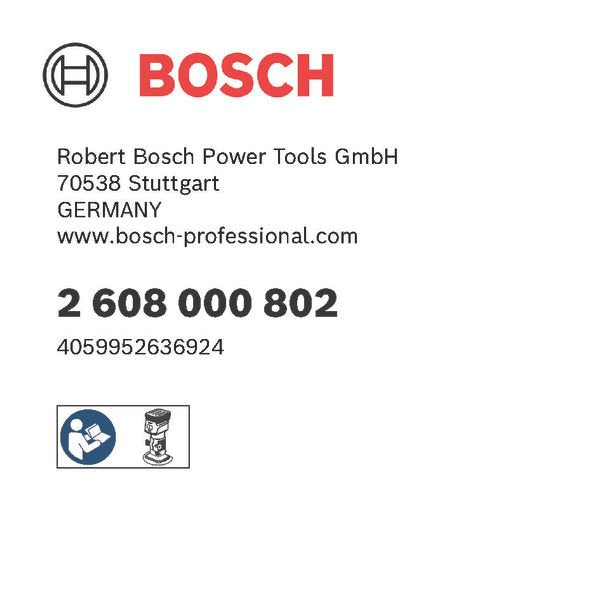 Bosch - Systemzubehör für Fräsen (Akku/elektrisch) Zentrierer für Advanced 2608000802 TrimRouter 18V für