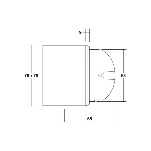Brumberg Leuchten - Decken-/Wandleuchte LED-Wandeinbauleuchte 10159083 für Gerätedosen