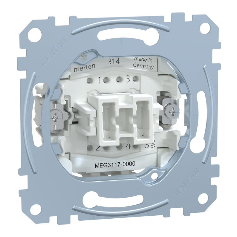 Merten - Installationsschalter Kreuzschalter-Einsatz MEG3117-0000 1-pol.10AX 250V AC