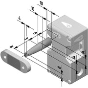 Schmersal - Magnetischer Näherungsschalter Sicherheits-Sensor BNS 16-12ZR