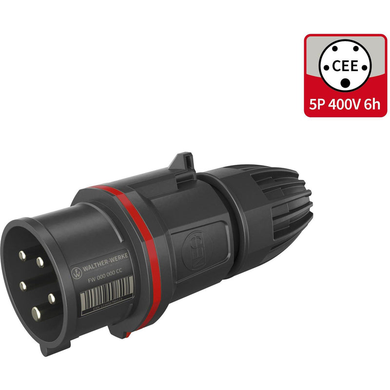 Walther Werke - CEE-Stecker (IEC 60309) CEE NEO Stecker Classic FW211506SK 16A 5P 6h IP54