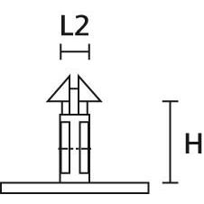 HellermannTyton - Kennzeichnungsmaterial Steckplombe CCBOX3 POM BU 500 5mm blau − 500 Stück