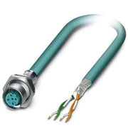 Phoenix Contact - Rundsteckverbinder, Einbau (mit Leitung) Bussystem-Einbaubuchse SACCBP-FSD-4#1437711 − 1 Stück