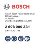 Bosch - Systemzubehör für Fräsen (Akku/elektrisch) Parallelanschlag 2608000331