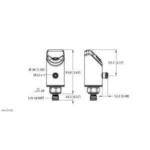 Turck - Druckschalter Drucksensor PS510-100 #100001571 Druck:0 ... 100 bar