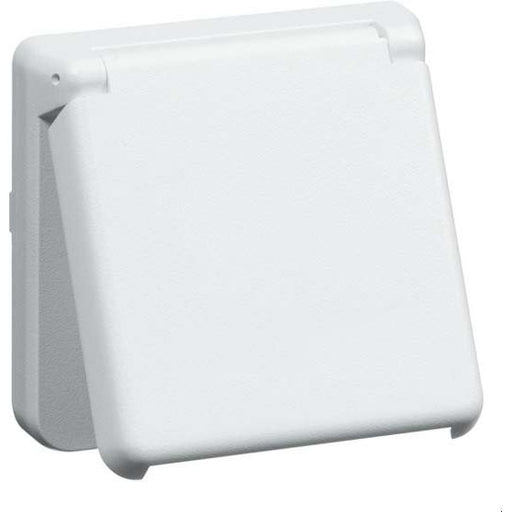 Peha - Schalter-/Steckdosenkombination Steckdose SCHUKO D 6711.02 WI WE S EB, 45Grad, reinws