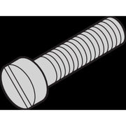 Schroff - Schraubbefestigungset Zylinderschraube 21100431 (VE100) M2,5x4/84 − 10 Packung