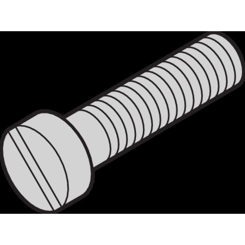 Schroff - Schraubbefestigungset Zylinderschraube 21100431 (VE100) M2,5x4/84 − 10 Packung